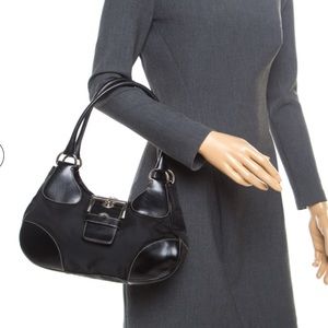 Prada Elegant Black Shoulder Bag